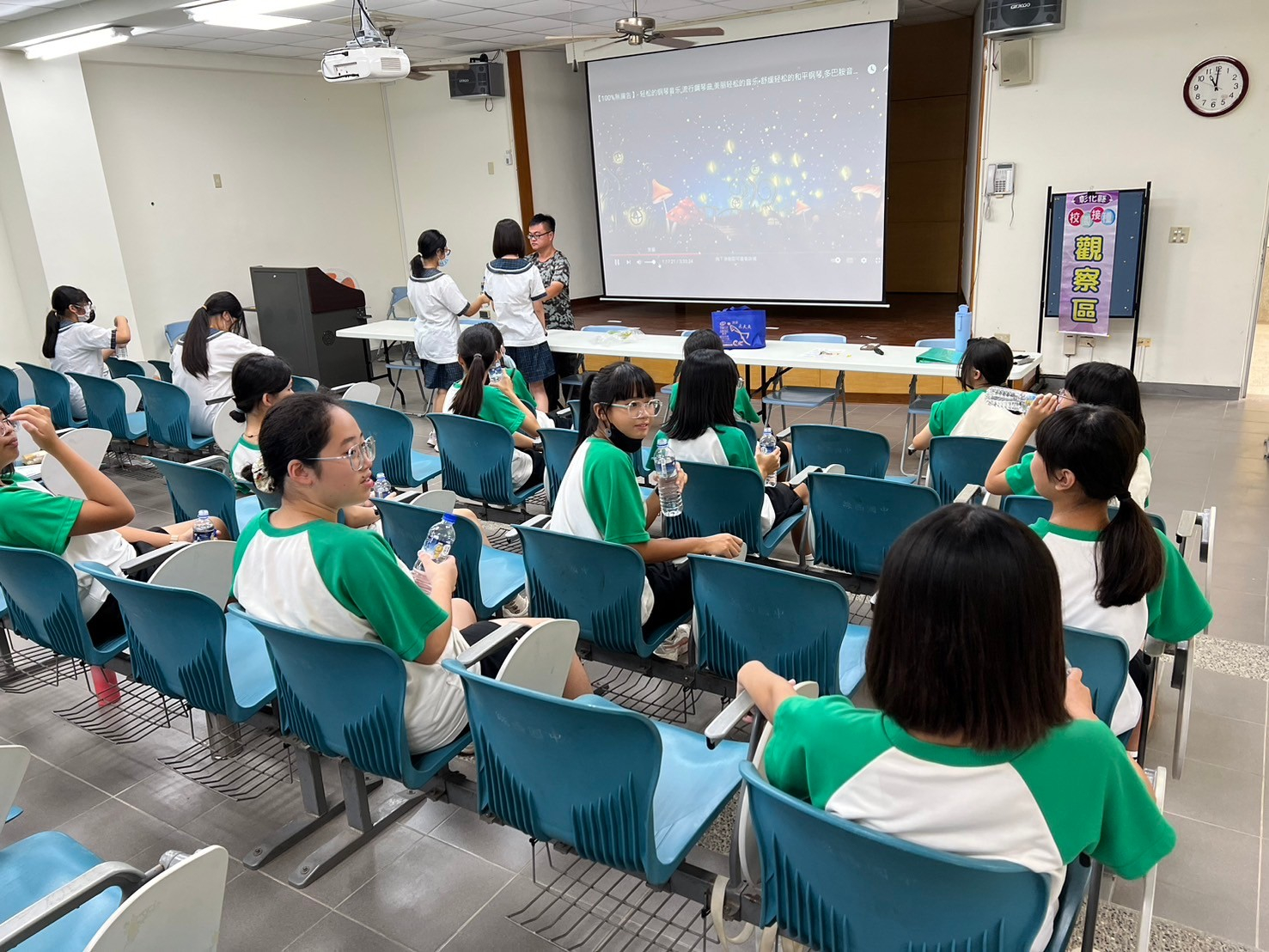 113年9月18日線西鄉衛生所-線西國中施打子宮頸癌疫苗活動照片2