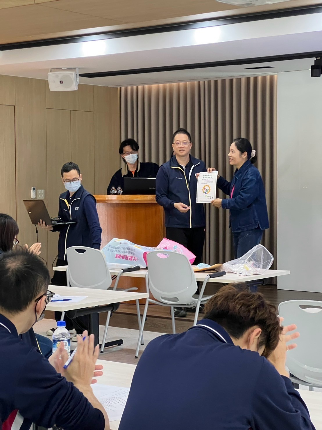 114年3月12日線西鄉衛生所綜合業務宣導活動-健合興端子公司 相本