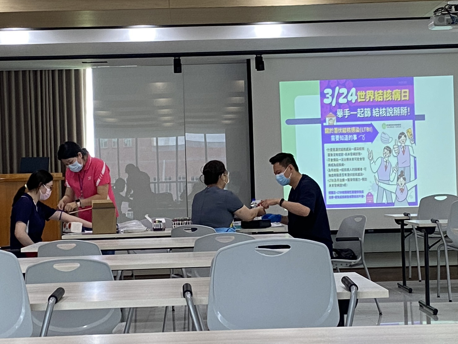 114年5月20日線西鄉衛生所宣導世界結核日活動-健和興公司照片2