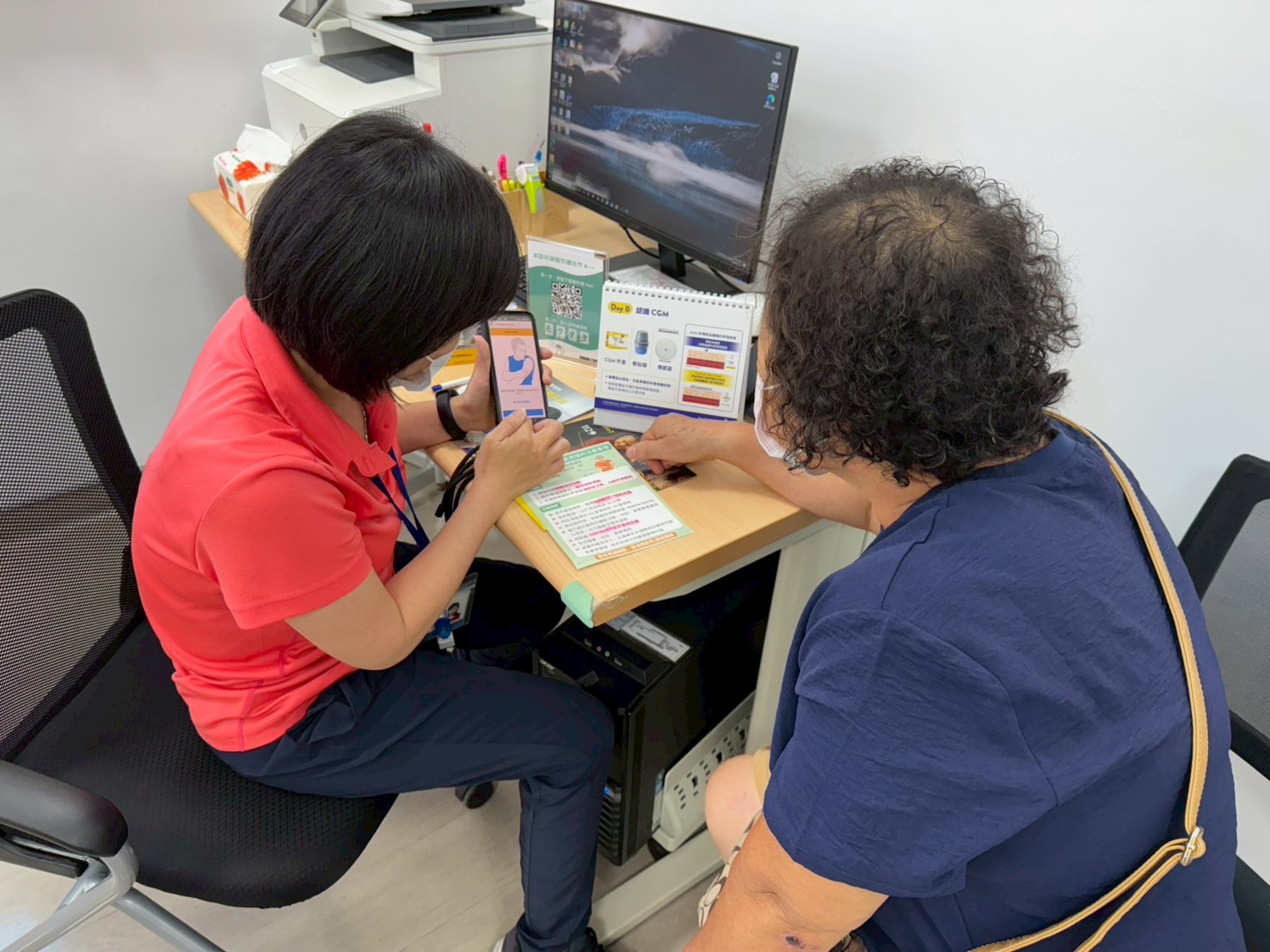 115年6月4日線西鄉衛生所-連續血糖監測儀檢查活動照片4