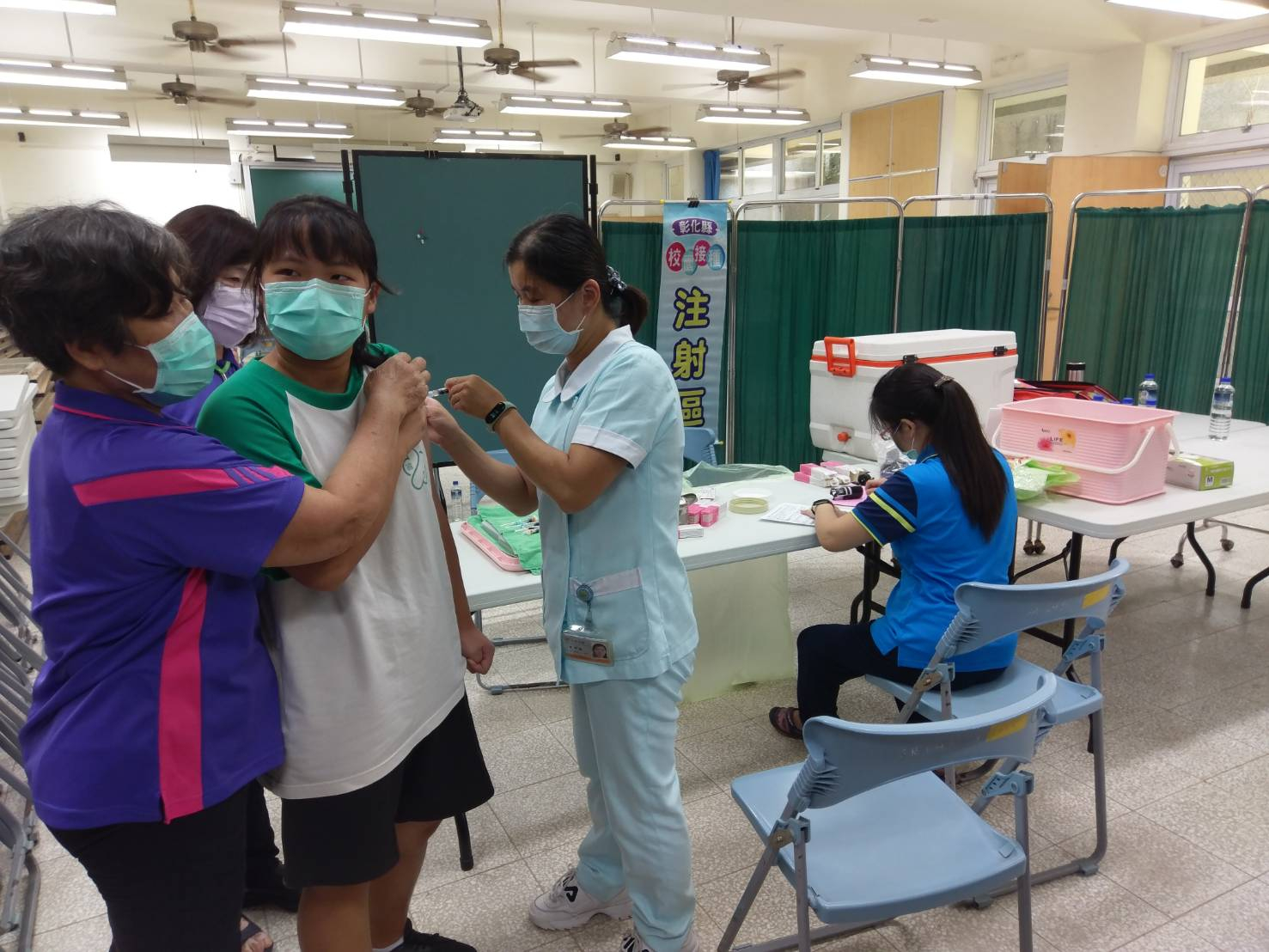 109年9月23日線西鄉衛生所-子宮頸癌疫苗施打-線西國中 相本