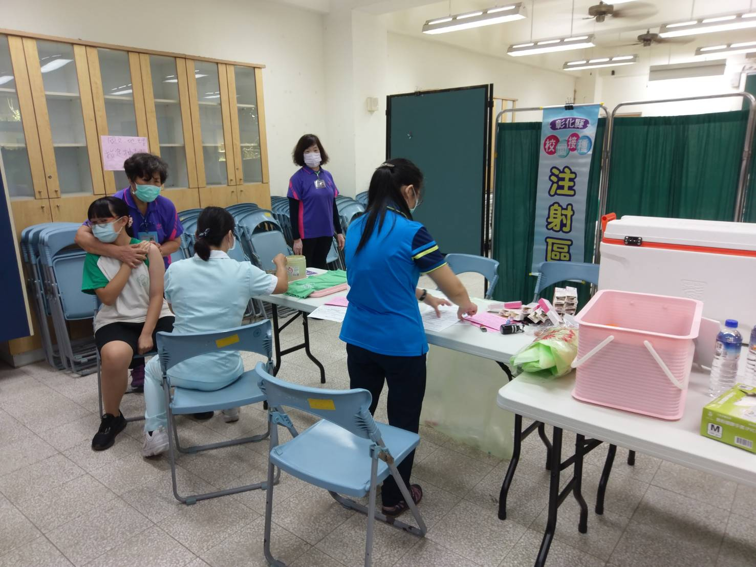 109年9月23日線西鄉衛生所-子宮頸癌疫苗施打-線西國中照片4