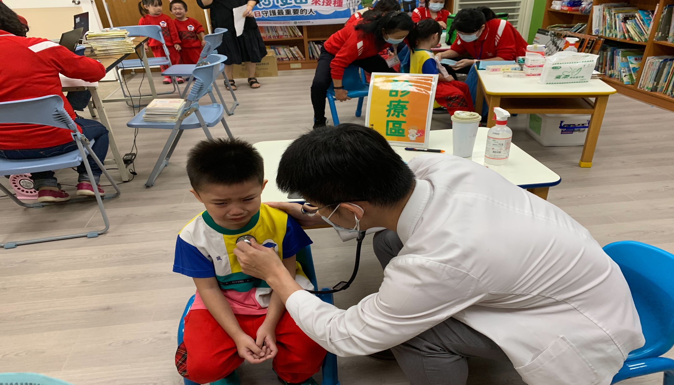 109年11月6日-公費流感疫苗施打-鄉立托兒所照片3