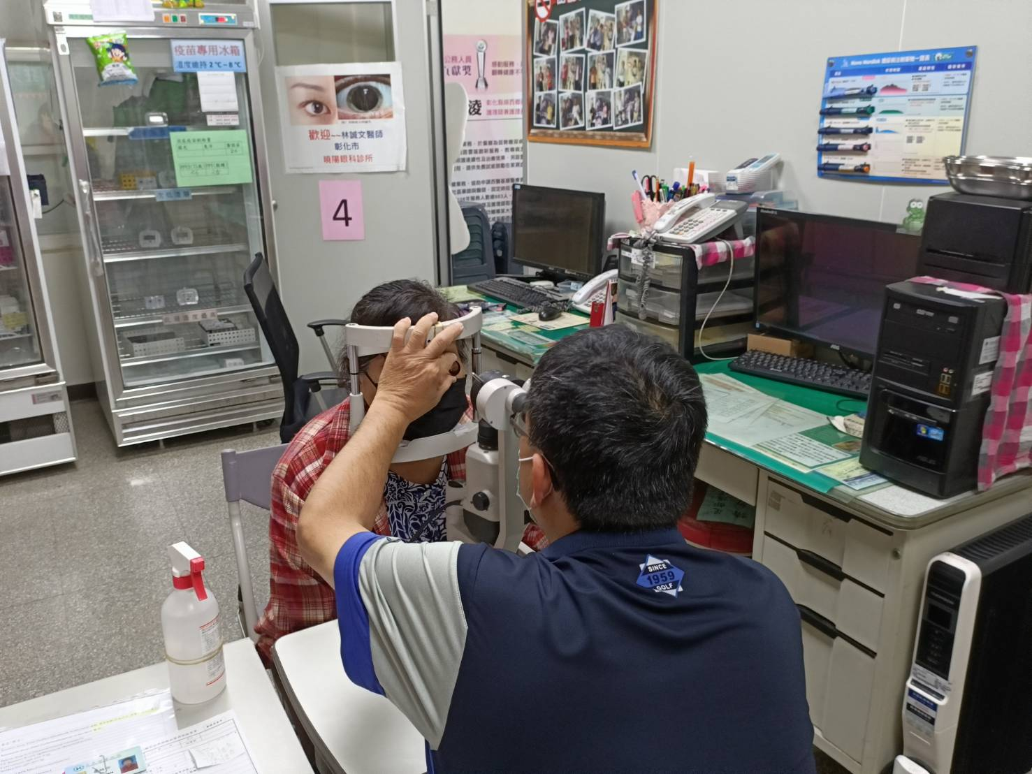 110年4月1日線西鄉衛生所糖尿病視網膜檢查照片2