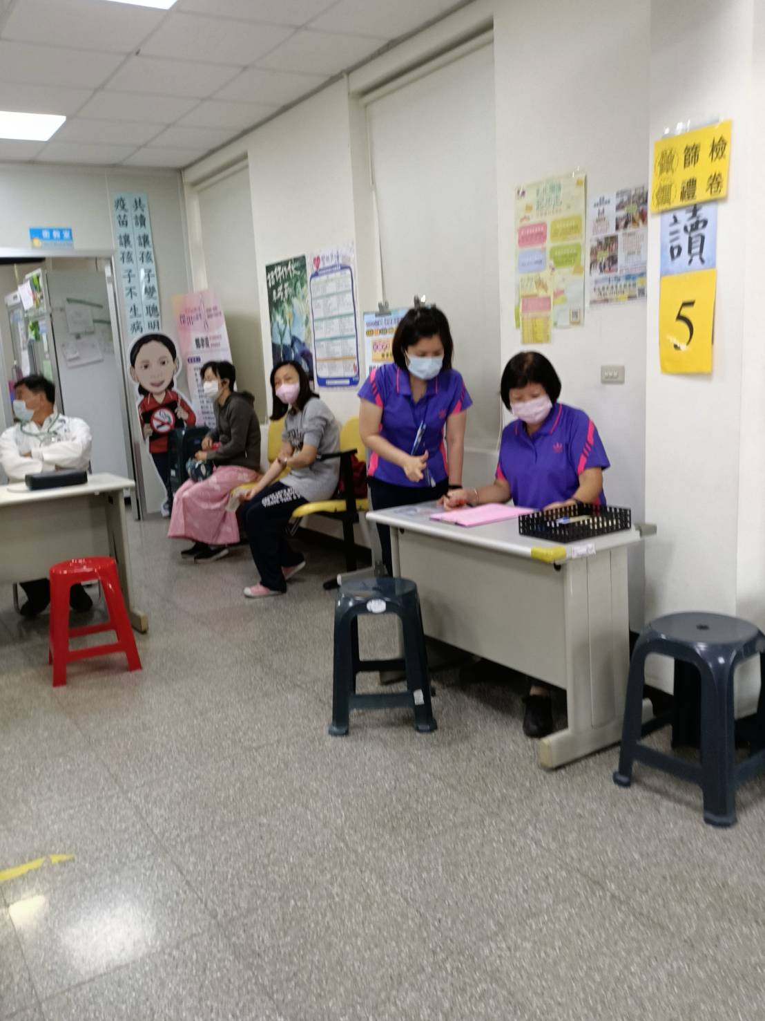 110年4月7日線西鄉衛生所乳房攝影抹片檢查活動照片1