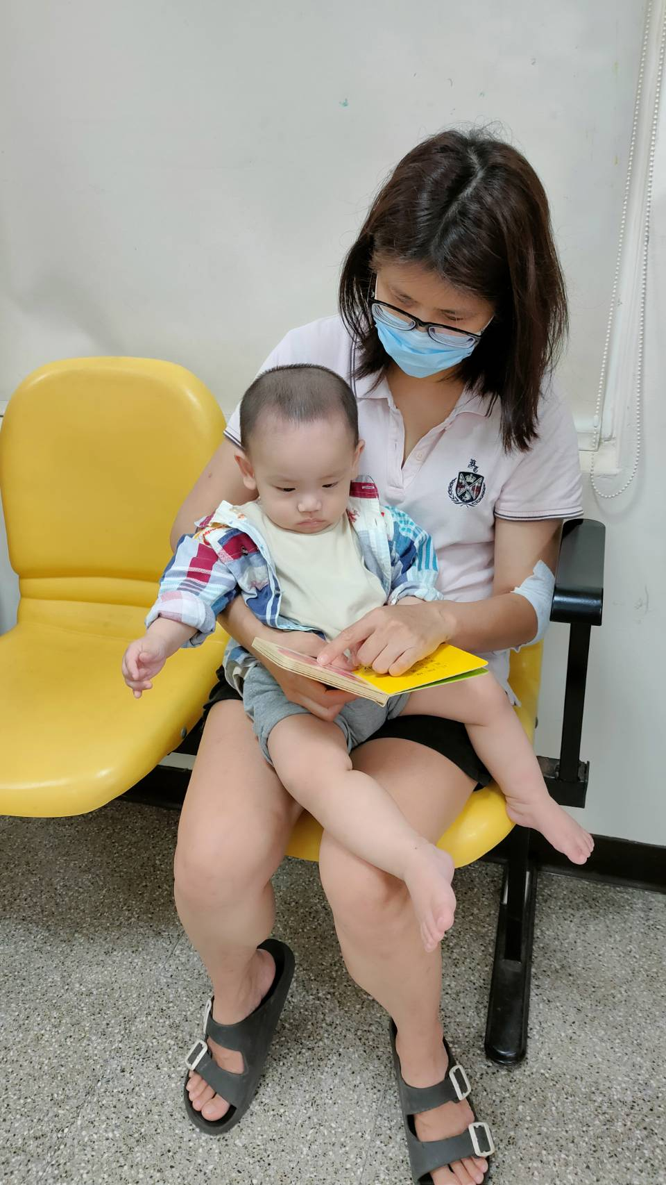 110年4月20日線西鄉衛生所嬰幼兒預注暨親子悅讀活動照片9