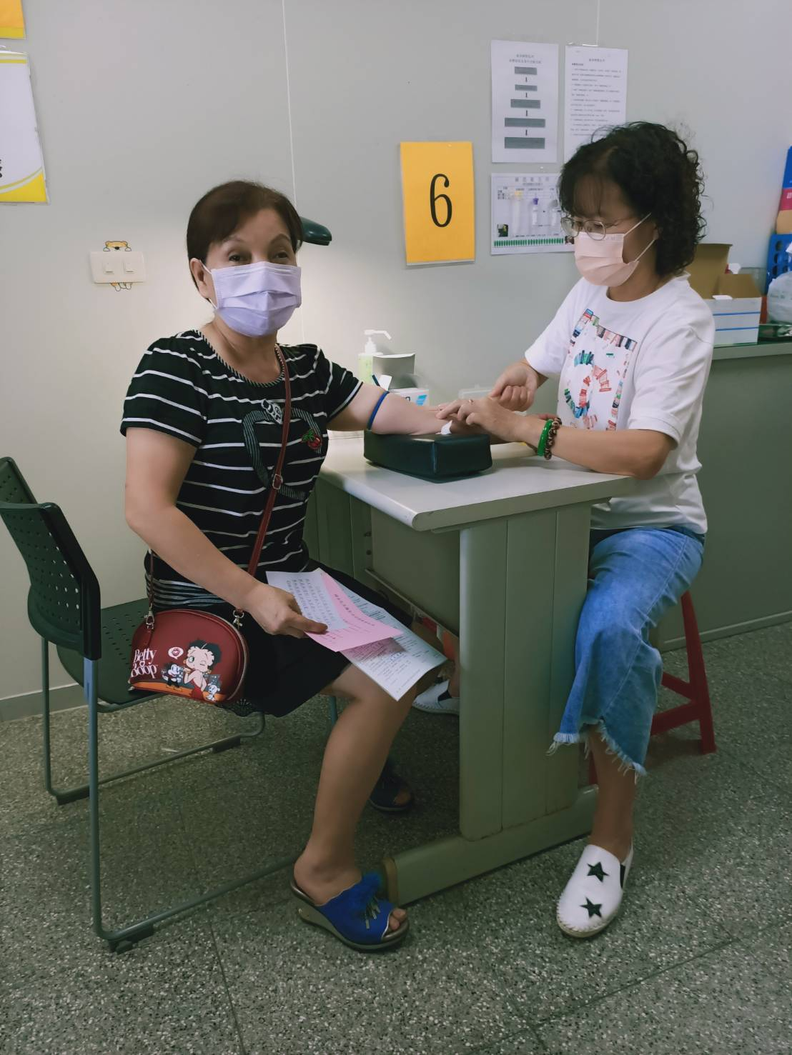 110年5月16日線西鄉衛生所乳房攝影抹片檢查活動照片8