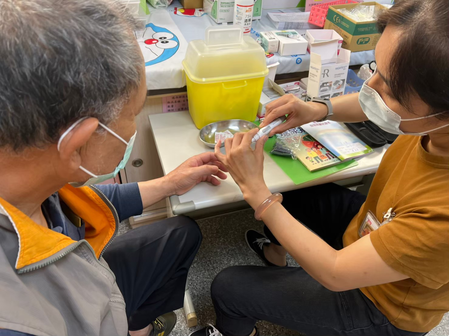 112年1月15日線西鄉衛生所-衛教保健宣導活動照片1