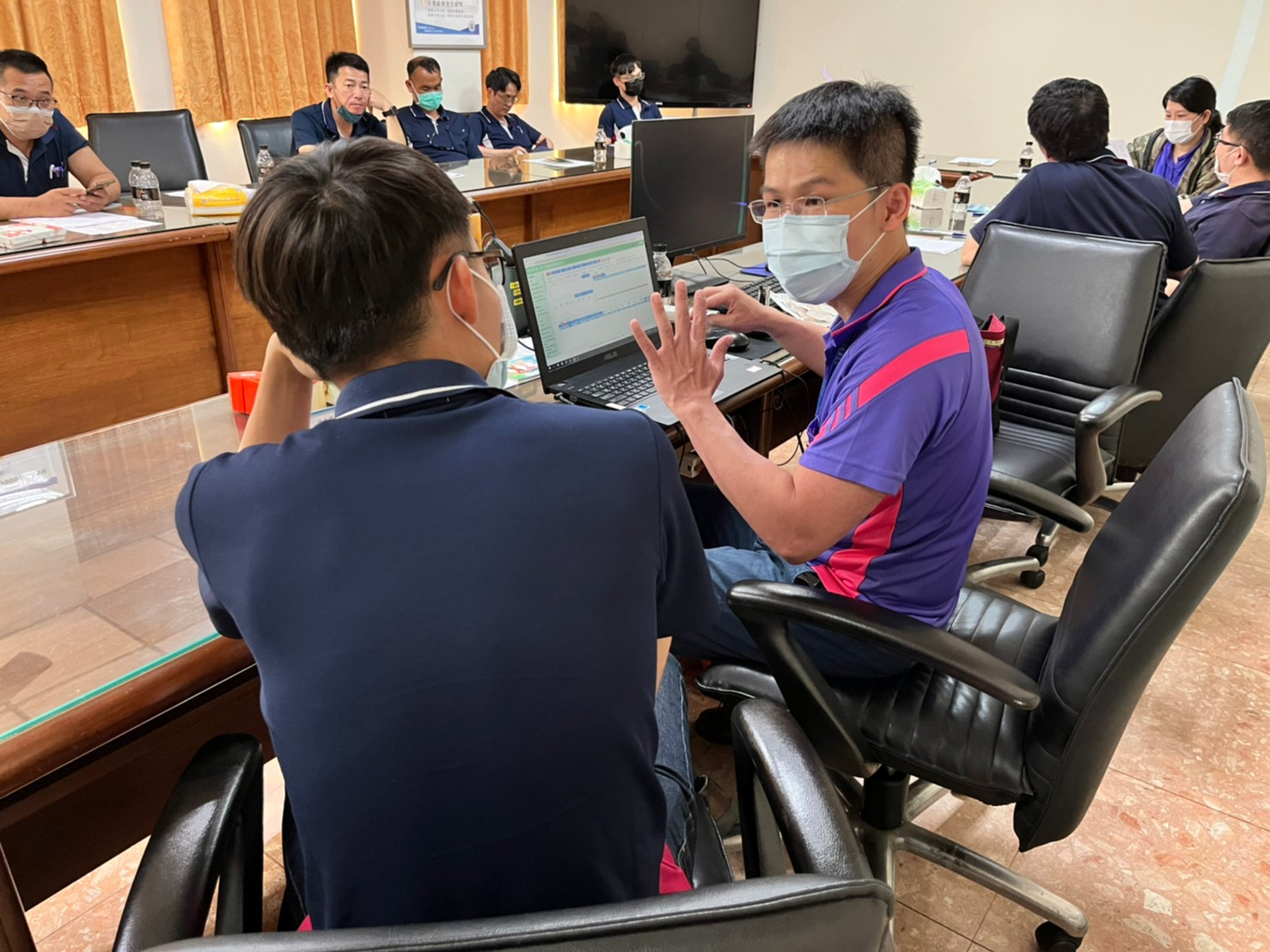 112年5月18日線西鄉衛生所臨廠戒菸活動-健合興公司照片4