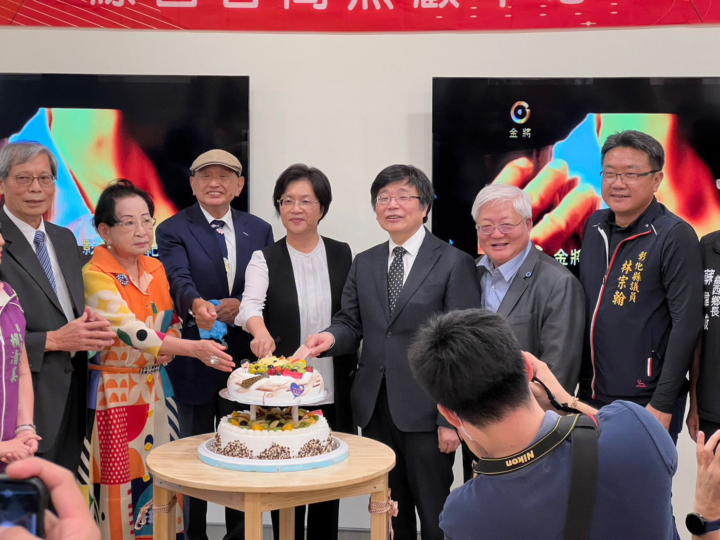 112年8月8日線西鄉衛生所新大樓開幕記者會 相本
